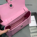 BLN-Ciaga Downtown Small Shoulder Bag In Pink, For Women,  Bags 11.8in/30LO 67135329S1Y5906