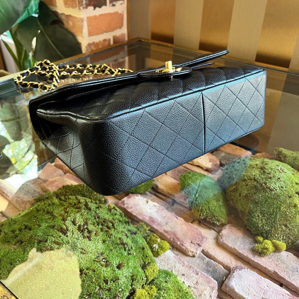 CHL Double Flap Jumbo Caviar Shoulder Bag
