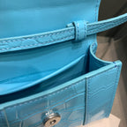 BLN-Ciaga Hourglass Mini Handbag In Blue, For Women,  Bags 4.7in/12LO