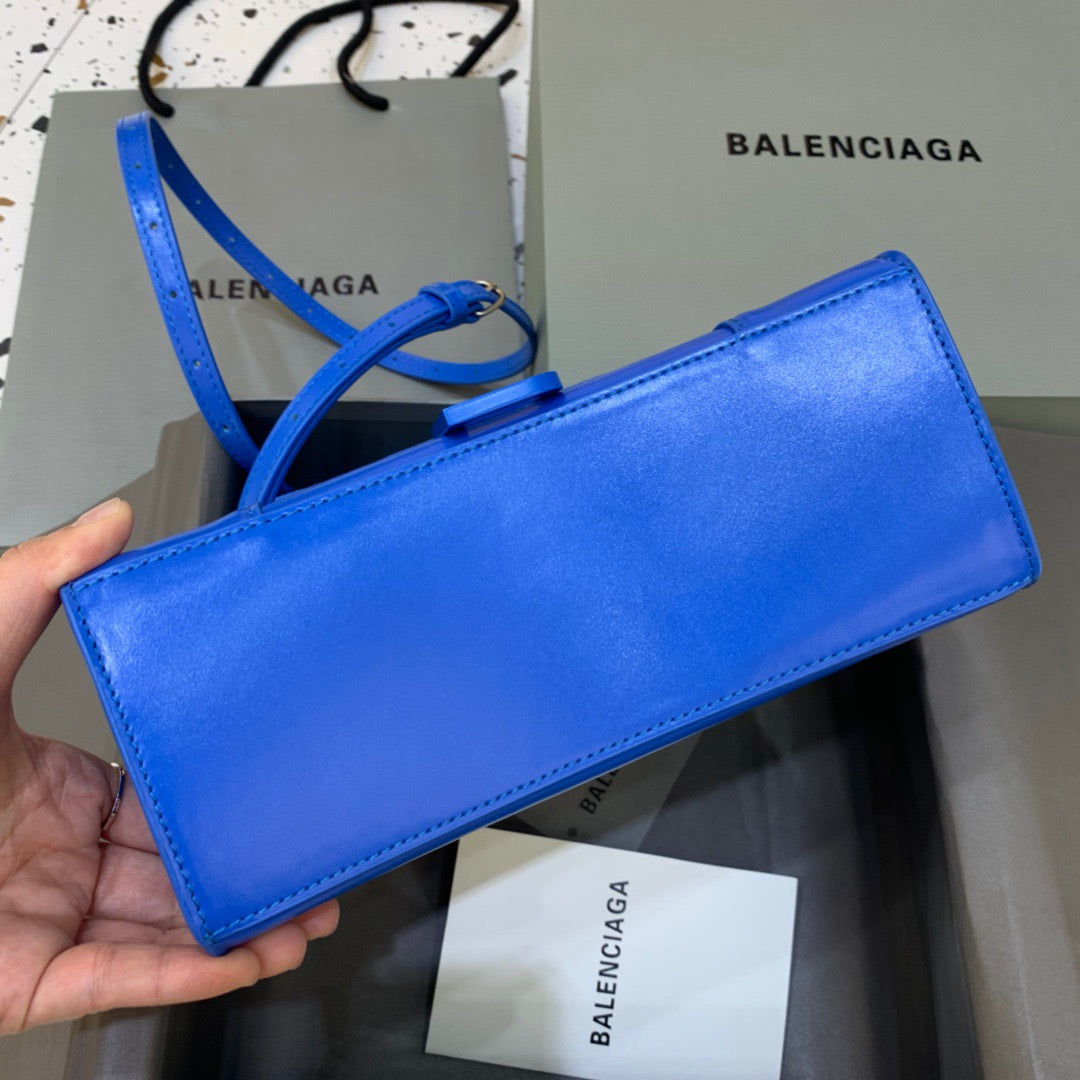 BLN-Ciaga Hourglass Small Handbag In Dark Blue, For Women,  Bags 9in/23LO