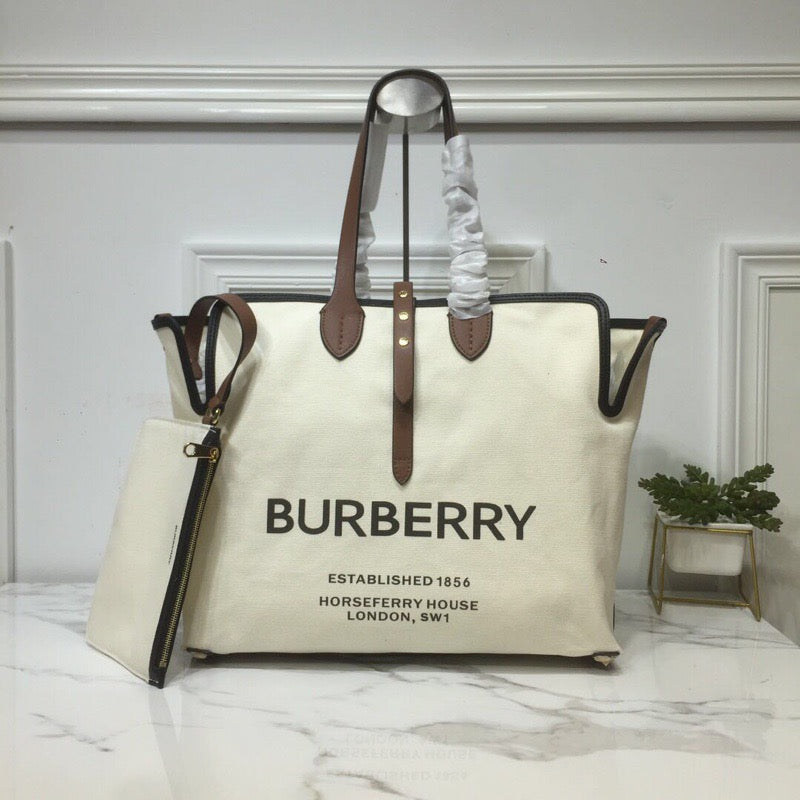 B-Berry - BB  The Large Soft Cotton Canvas Belt Bag Brown For Women, Women’s Bags 16.5in/42LO