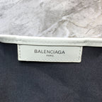BLN-Ciaga Navy Small Cabas Tote Bag In White, For Women,  Bags 18.5in/47LO