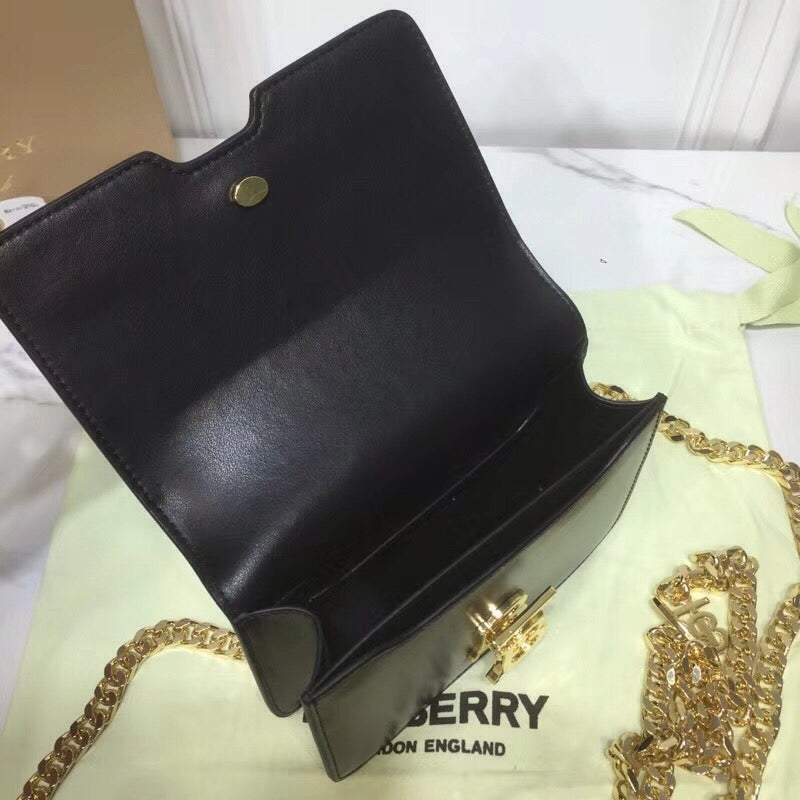 B-Berry - BB  Tb Chain Belt Bag Black For Women, Bags 6.6in/17LO