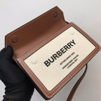 B-Berry - BB  Mini Horseferry Print Title Bag With Pocket Detail Malt Brown For Women, Bags 7.5in/19LO 80146111