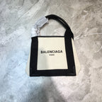 BLN-Ciaga Navy Small Cabas Tote Bag In Black, For Women,  Bags 18.5in/47LO 3399332HH3N9260