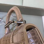 BLN-Ciaga Hourglass Mini Handbag With Chain In Earth Brown, For Women,  Bags 4.7in/12LO