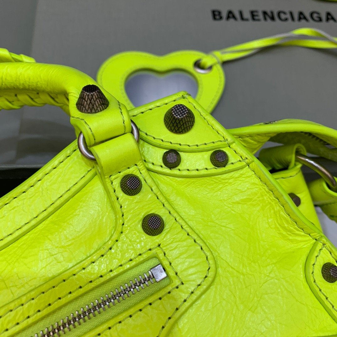 BLN-Ciaga Neo Cagole XS Handbag In Light Green, For Women,  Bags 10.2in/26LO