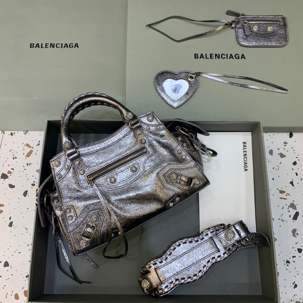 BLN-Ciaga Neo Cagole XS Handbag In Grey, For Women,  Bags 10.2in/26LO