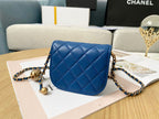 CHL - Mini 1889 Unblocked Metal Ball Blue Bag For Women 9LO/3.5in