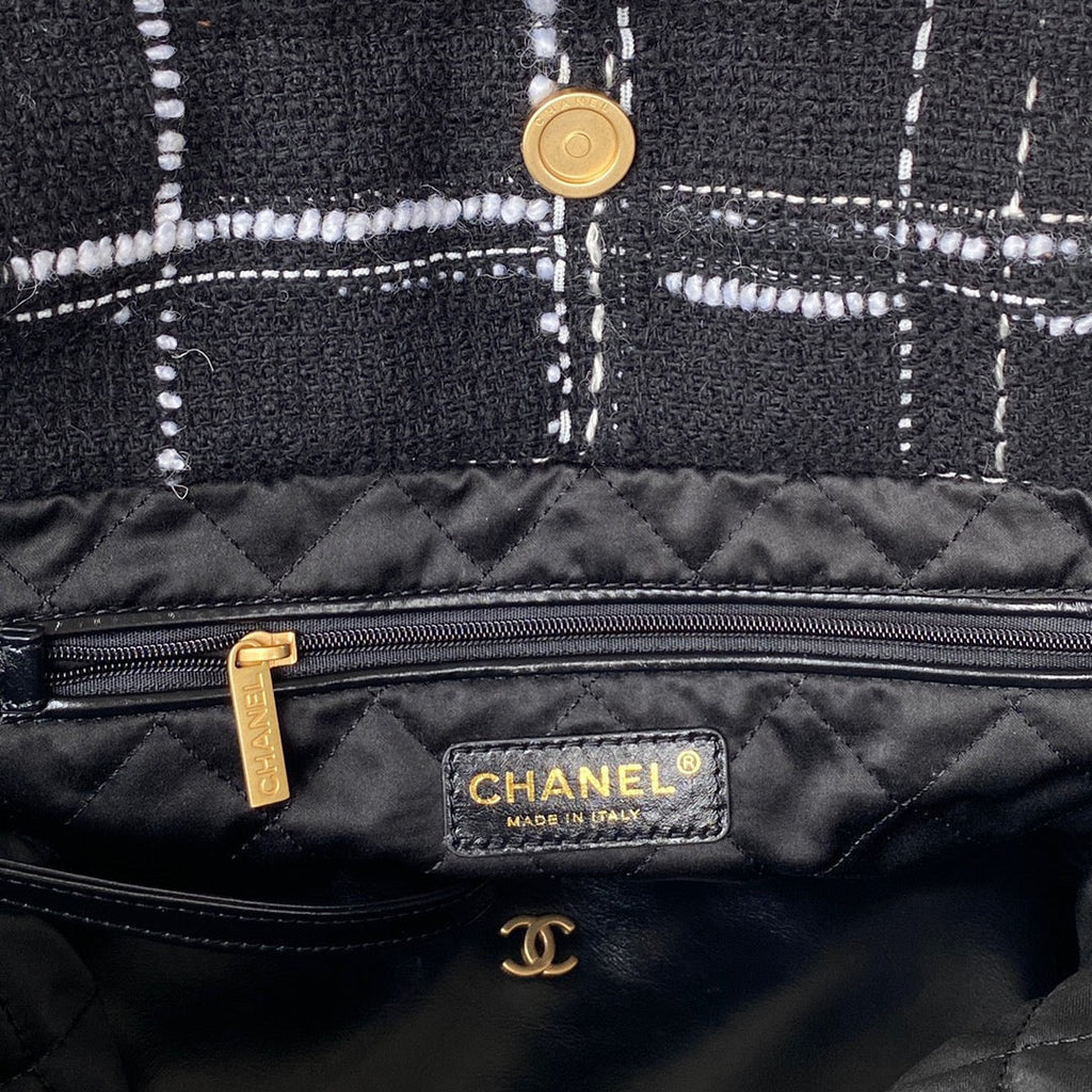 CHL -  22 Handbag Gold Hardware Black For Women Handbags, Shoulder Bags 18.3in/47LO AS3262 B08553 NJ058