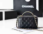 CHL - Small Vanity Case Black For Women 6.7in/17LO AS3171
