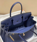HM Birkin 30cm Dark Navy Blue Epsom Leather