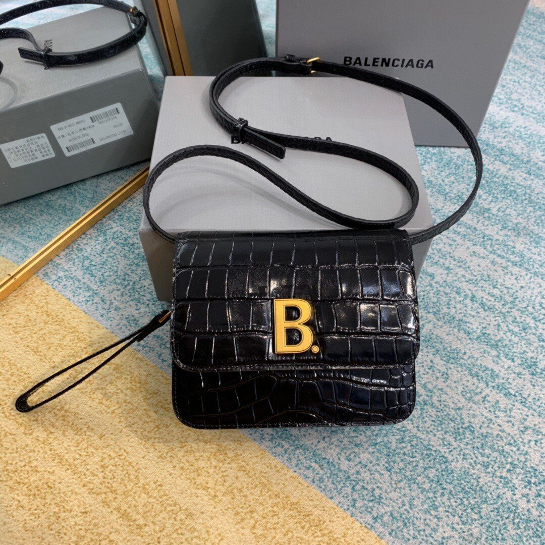 BLN-Ciaga Bolso Bandolera B In Black, For Women,  Bags 7in/18LO