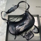 BLN-Ciaga Le Cagole XS Shoulder Bag In Black, For Women,  Bags 13in/33LO