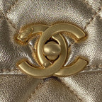 CHL - Flap Bag Small Gold Bag For Women 15LO/6in