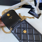 CHL - Phone Holder Black Bag For Women 15LO/6in
