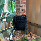 CHL Urban Spirit Small Black Leather Backpack