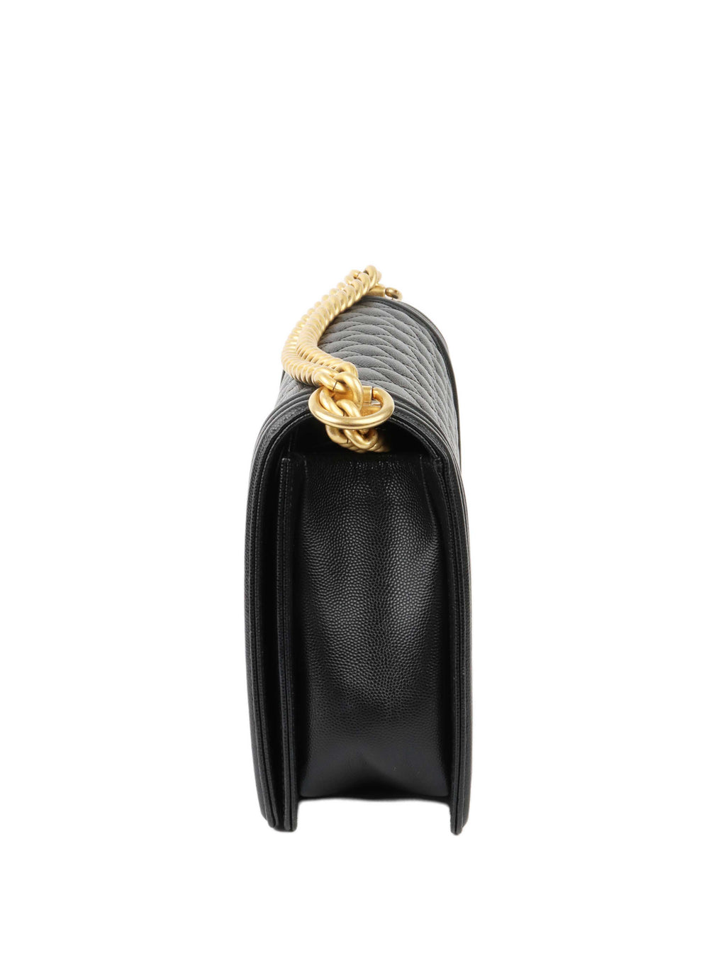 CHNL -  Black Medium Caviar Boy Bag GHW.