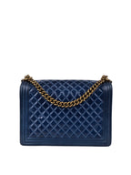CHNL -  Jumbo Blue Boy Bag.