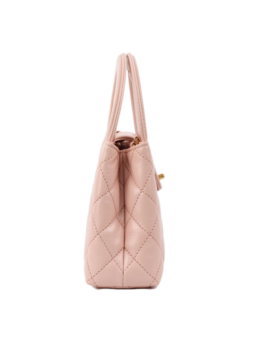 CHNL -  Small Pink Kelly Bag.