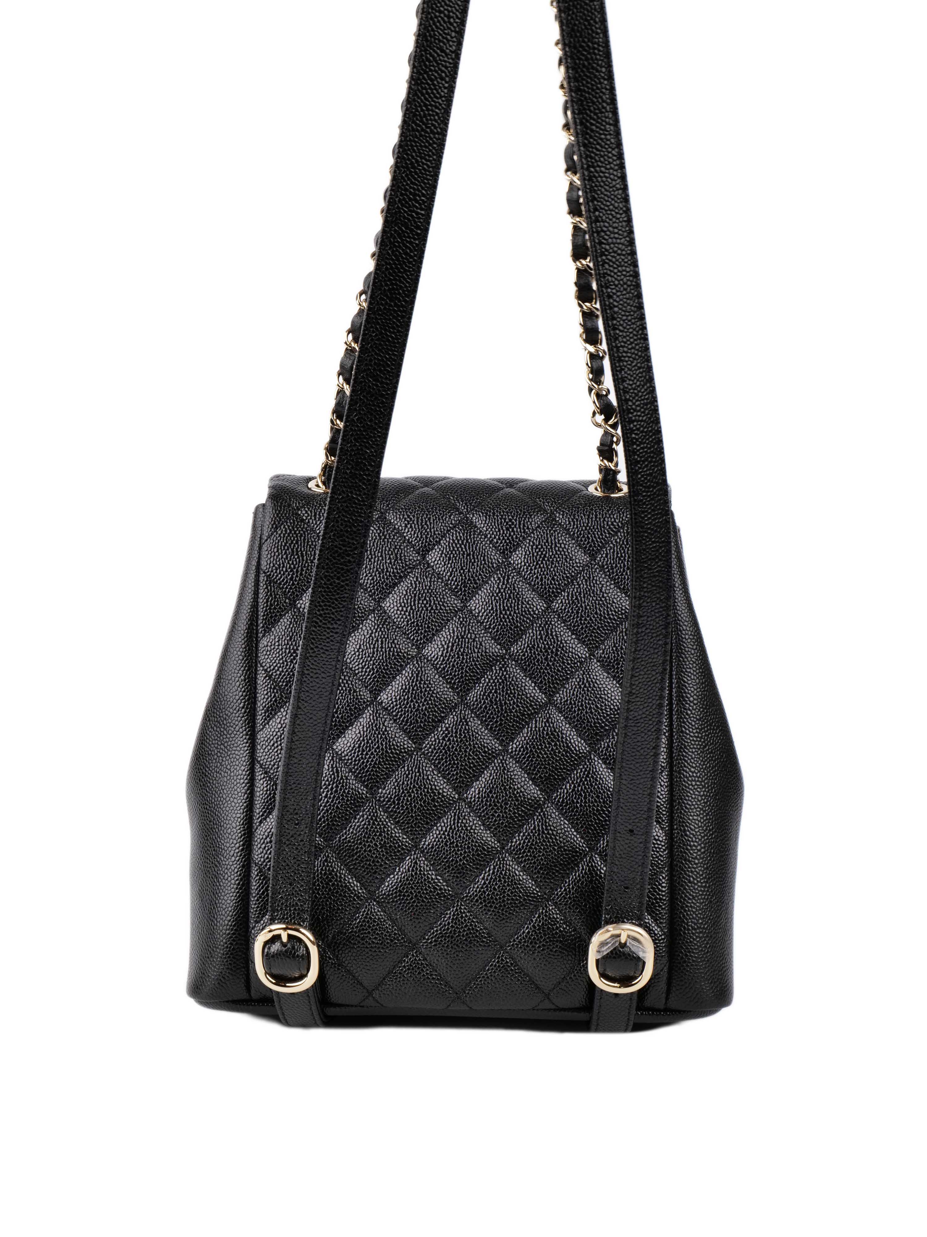 CHNL -  Black Caviar Backpack.