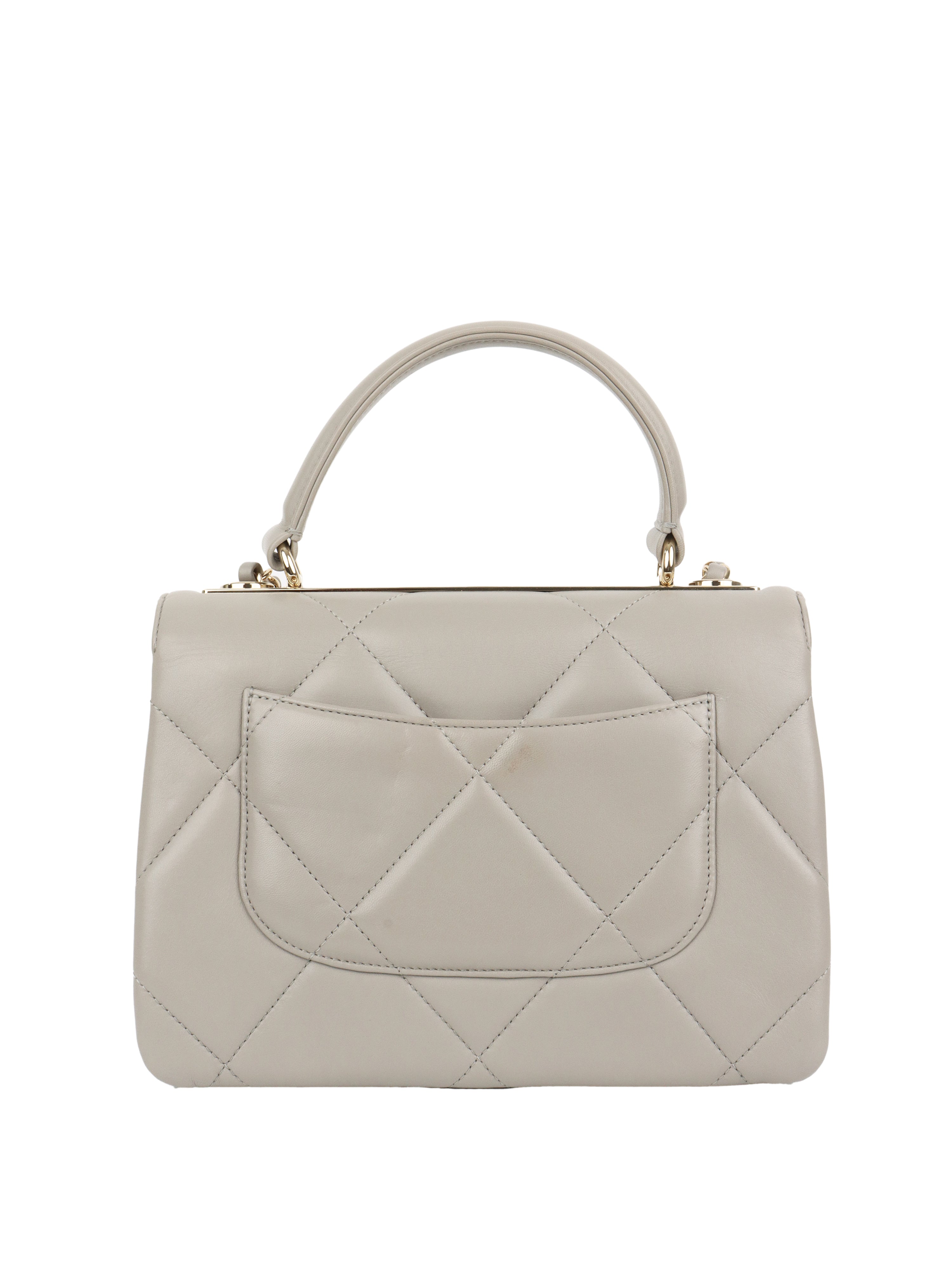 CHNL -  Pale Grey Trendy Bag.