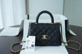 CHL -  Classic Mini Flapbag Top Handle Black For Women 7.5in/19LO