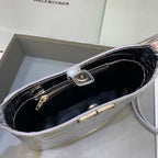 BLN-Ciaga XX Small Hobo Bag In SilLUSSO OFFICIAL - , For Women,  Bags 7.8in/20LO 6955892109E8110