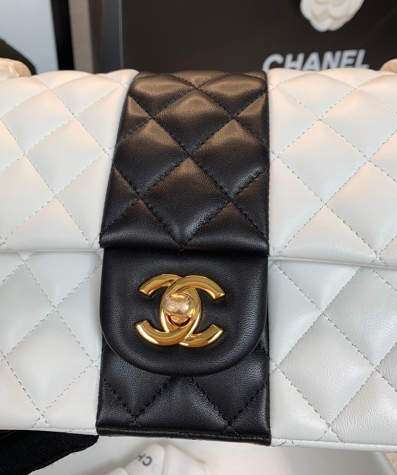 CHL - Mini Flap Bag White For Women 9.8in/25LO