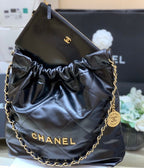 CHL -  22 Handbag Black For Women 14.4in/37LO AS3261 B08037 94305