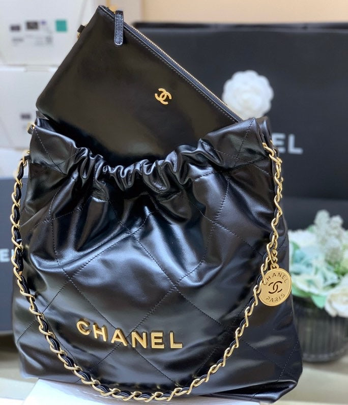 CHL -  22 Handbag Black For Women 14.4in/37LO AS3261 B08037 94305
