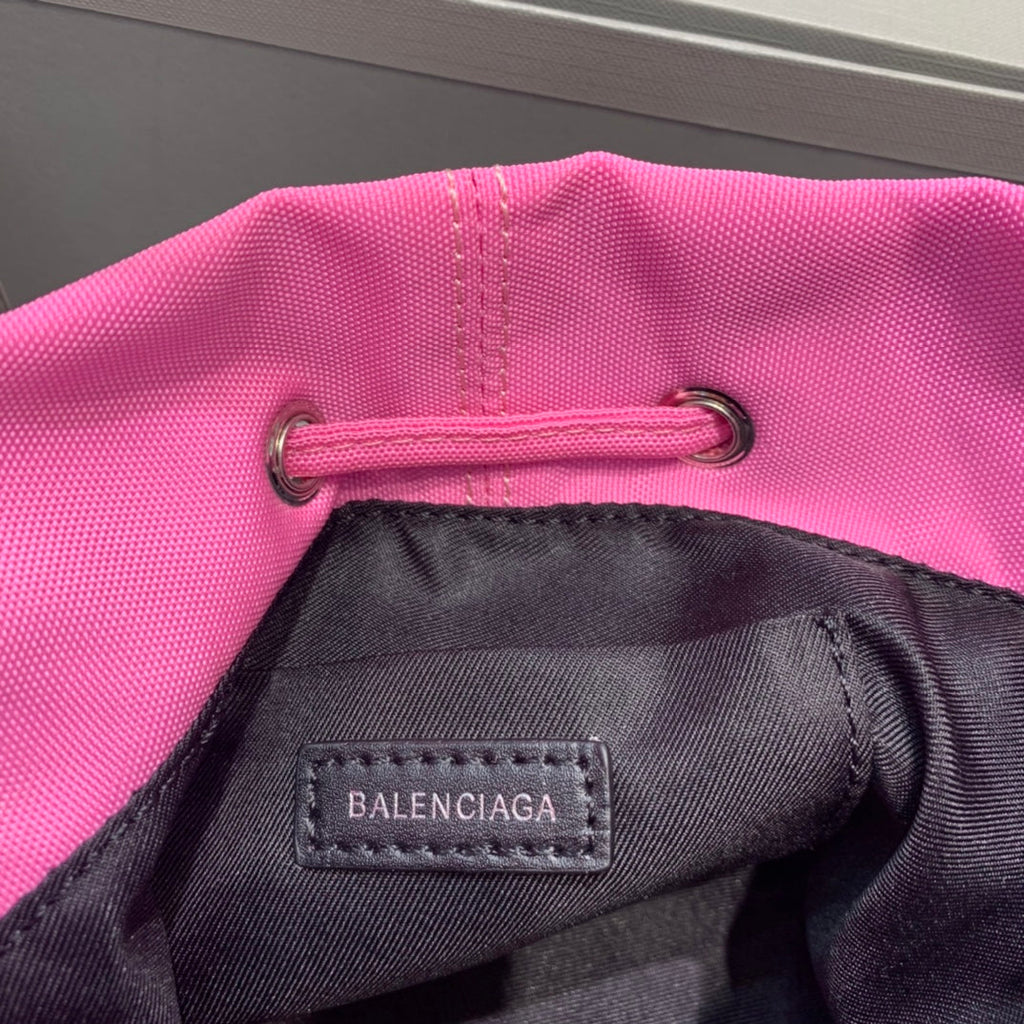 BLN-Ciaga Le Cagole Medium Bucket Bag In Pink, For Women,  Bags 11.8in/30LO