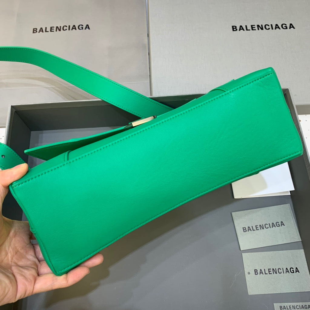 BLN-Ciaga Downtown Small Shoulder Bag In Green, For Women,  Bags 11.8in/30LO