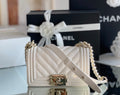 CHL - Mini Boy Flapbag White For Women 5.9in/15LO