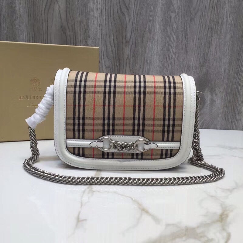 B-Berry - BB  1983 Check LiNike Bag White For Women, Bags 9in/23LO