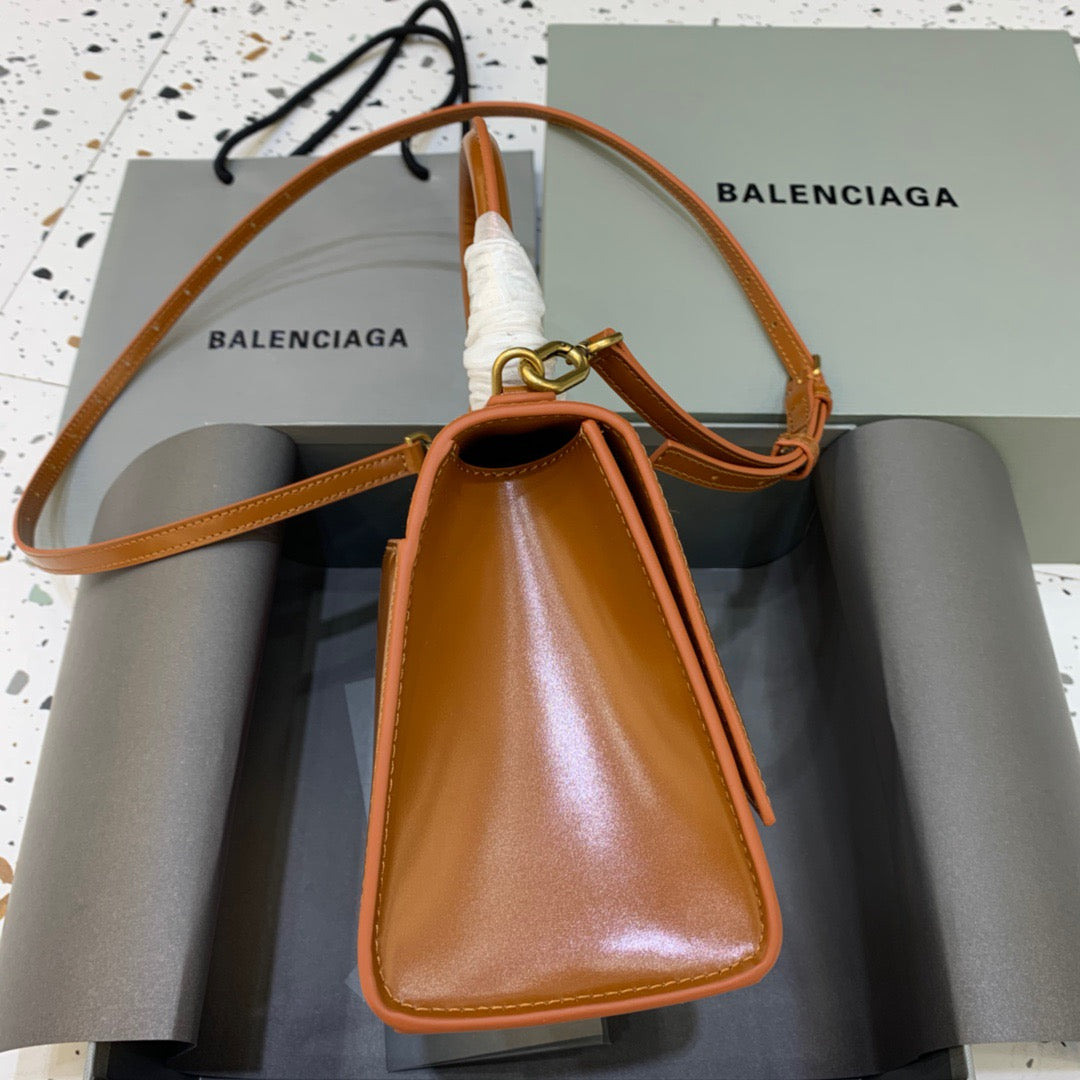 BLN-Ciaga Hourglass Small Handbag In Brown, For Women,  Bags 9in/23LO