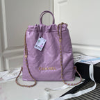 CHL -  Backpack Purple Shiny Large Bag For Women 51LO/20in