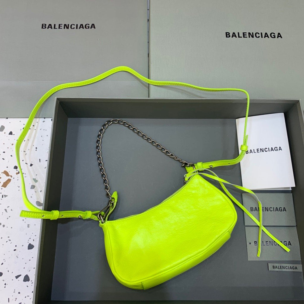 BLN-Ciaga Le Cagole Mini Bag With Chain Light Green, For Women,  Bags 8.2in/21LO