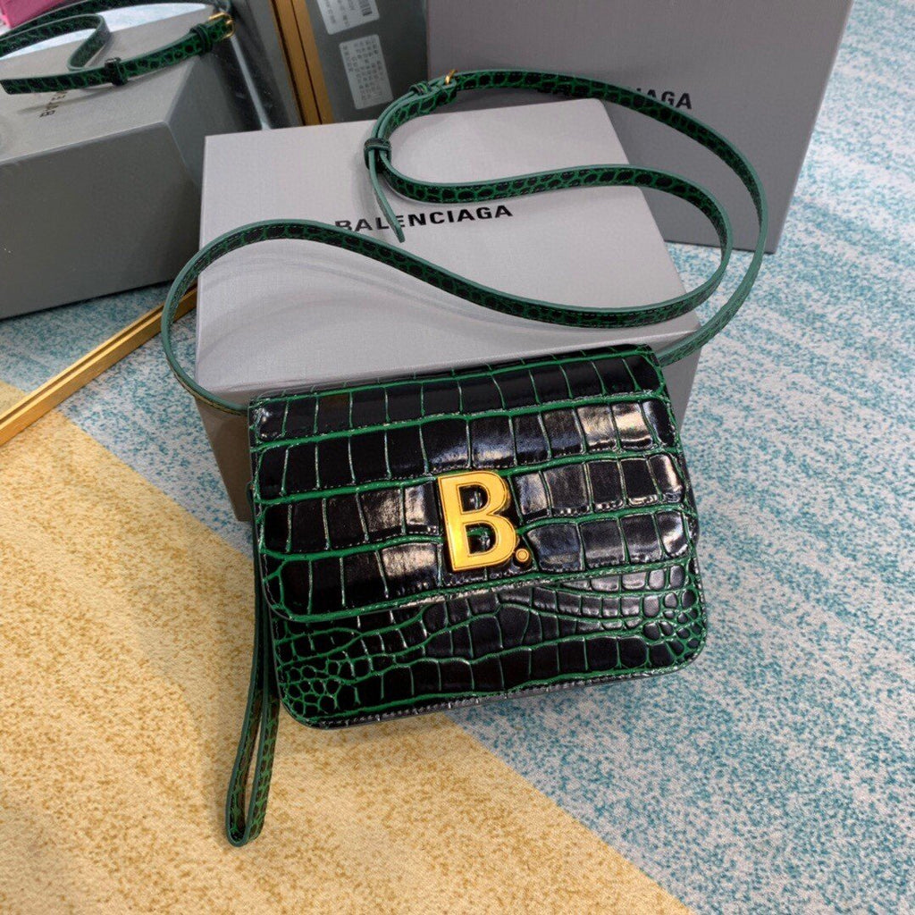 BLN-Ciaga Bolso Bandolera B In Dark Green, For Women,  Bags 7in/18LO