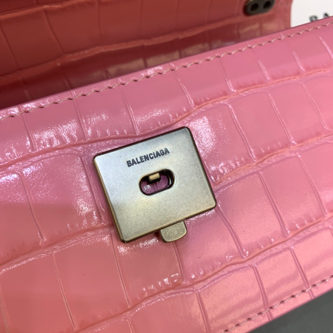 BLN-Ciaga Gossip Small On Chain Shoulder Bag Pink, For Women,  Bags 7.4in/19LO