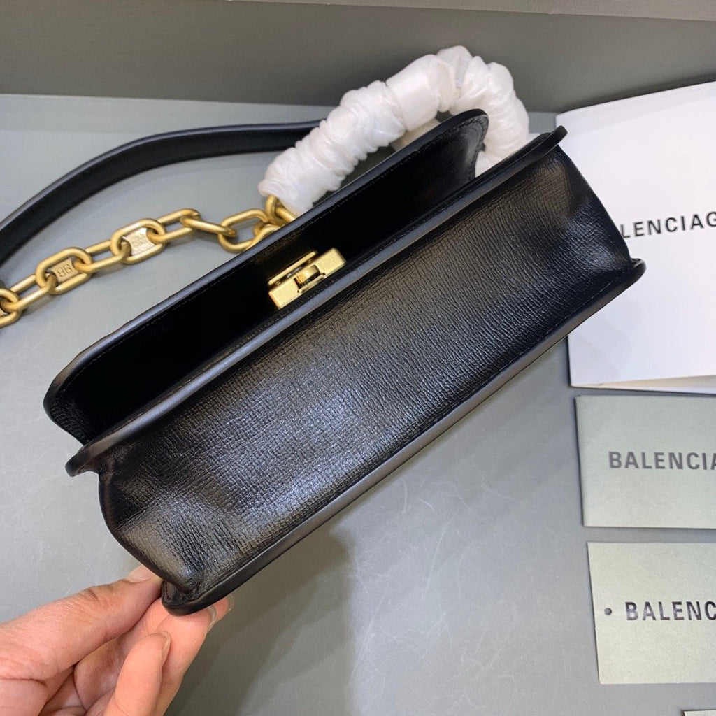 BLN-Ciaga Gossip Small On Chain Shoulder Bag Black, For Women,  Bags 7.4in/19LO