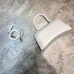 BLN-Ciaga Hourglass Small Handbag In White, For Women,  Bags 9in/23LO 5935461LR6Y9016