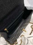 CHL - Mini Flap Bag With Top Handle Black For Women 7.8in/20LO
