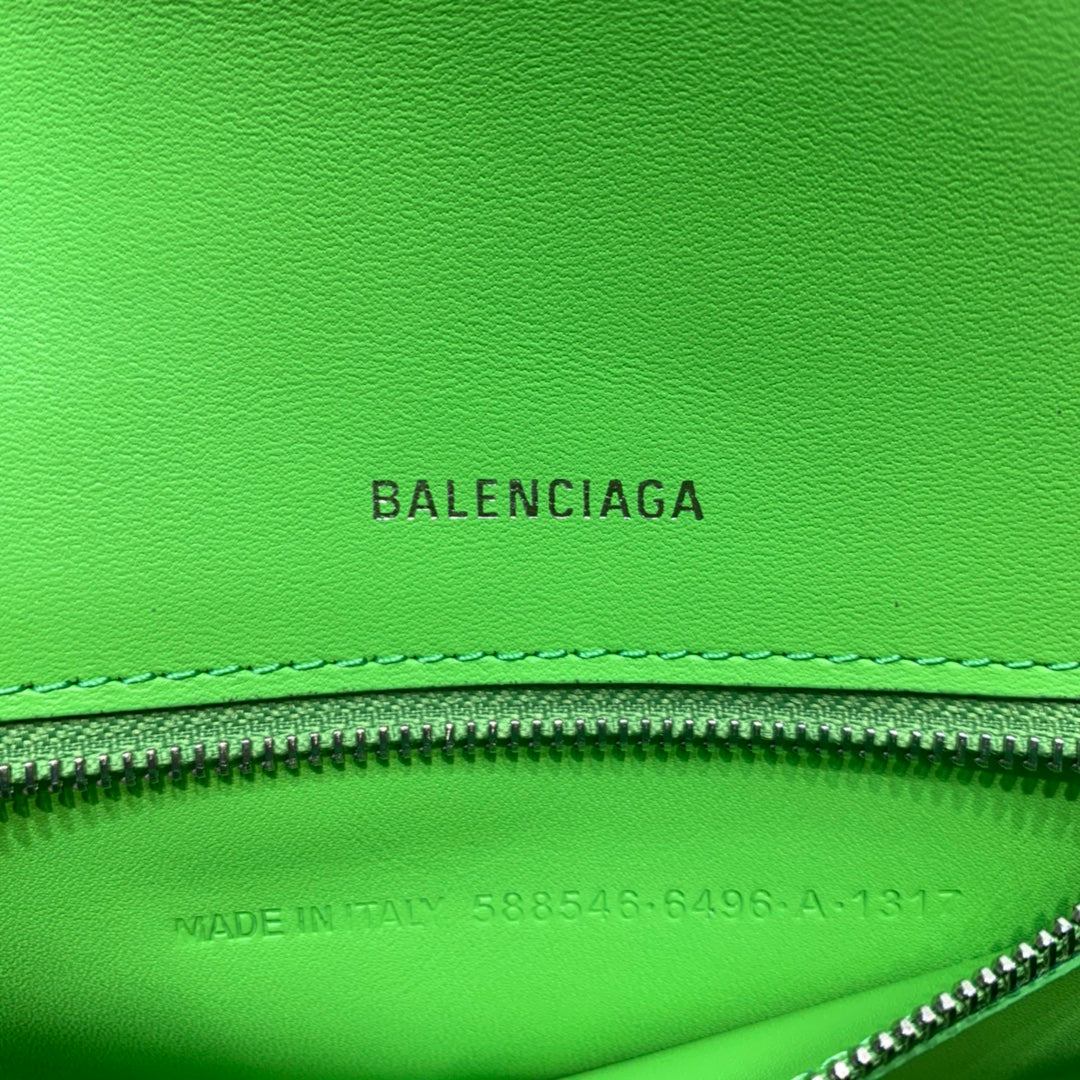 BLN-Ciaga Hourglass Small Handbag In Green, For Women,  Bags 9in/23LO