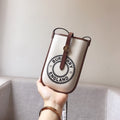 B-Berry - BB  Logo Graphic Canvas Anne Phone Case With Strap White For Women, Bags 7.1in/18LO