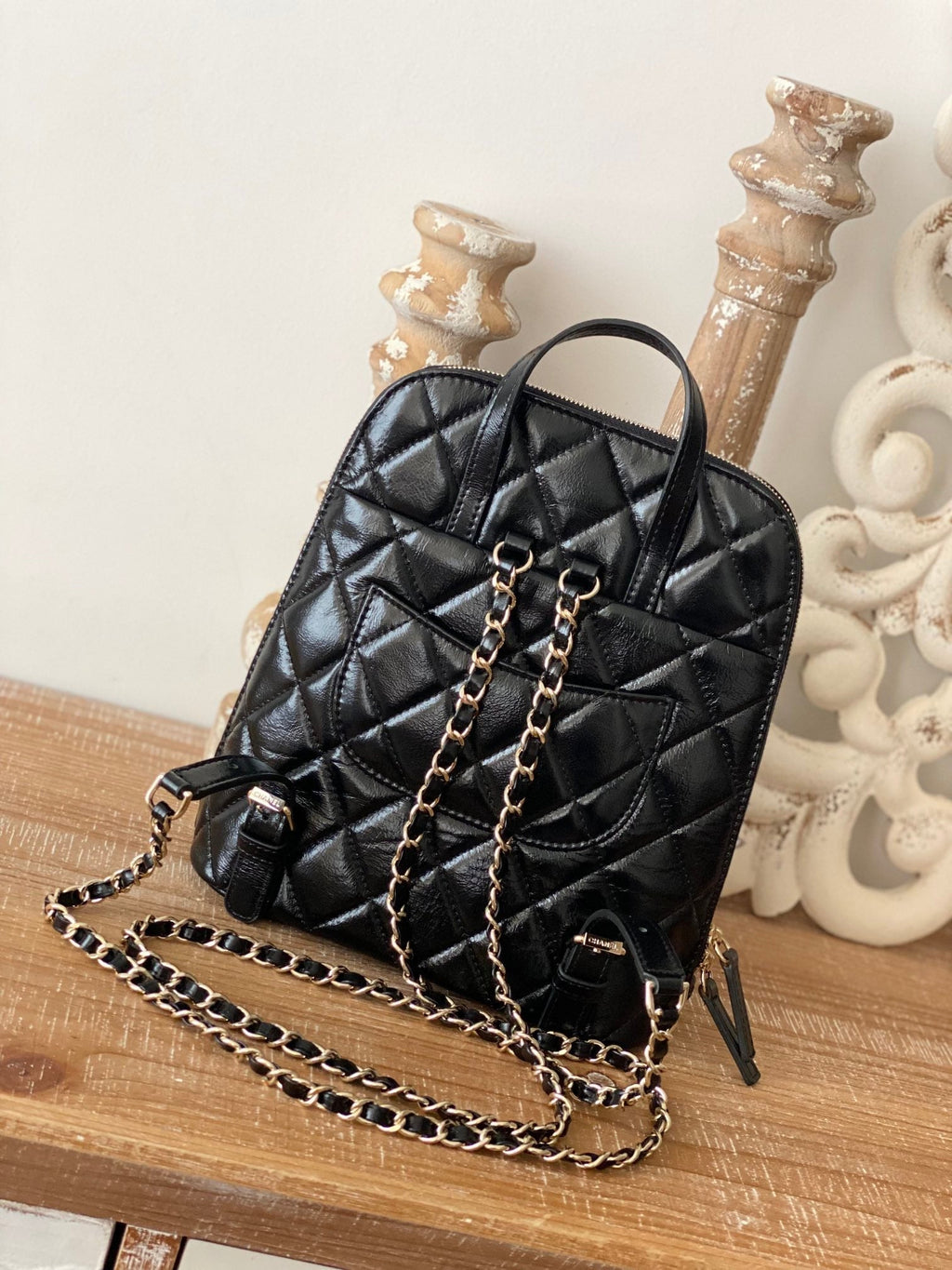 CHL - Rucksack Backpack Black Bag For Women 21LO/8in