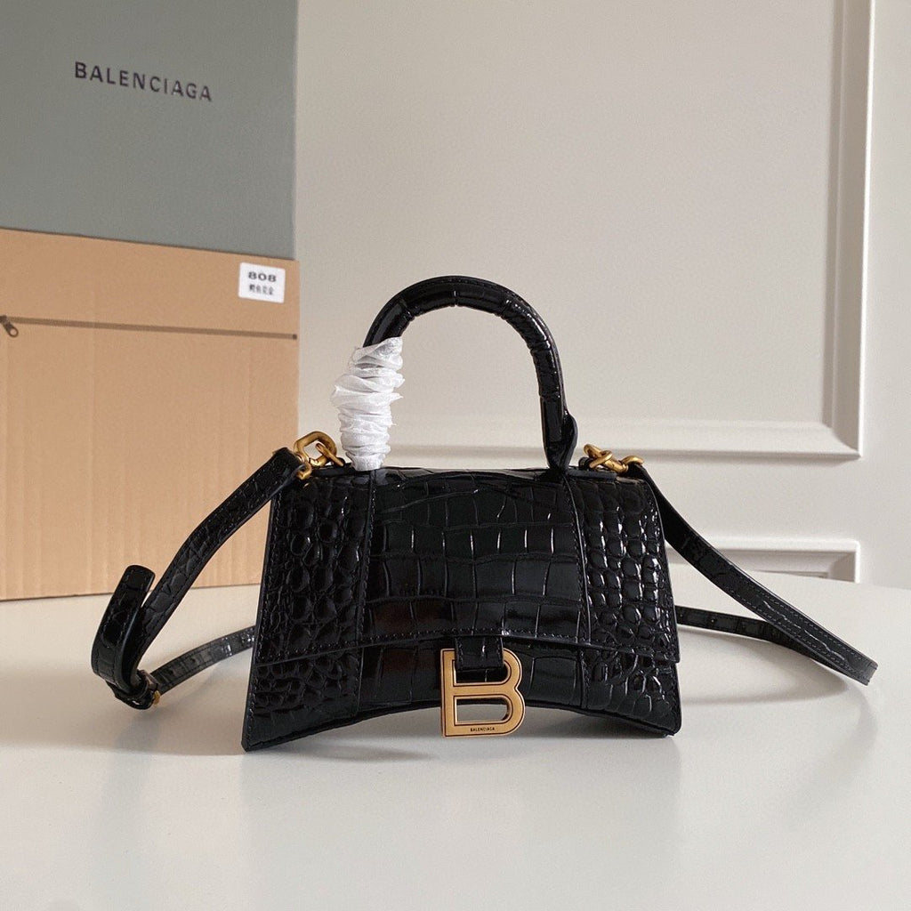 BLN-Ciagaciaga Hourglass XS Handbag In Black, For Women, Women’s Bags 7.4in/19LO