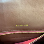 BLN-Ciaga Hourglass Small Handbag In Dark Red, For Women,  Bags 9in/23LO