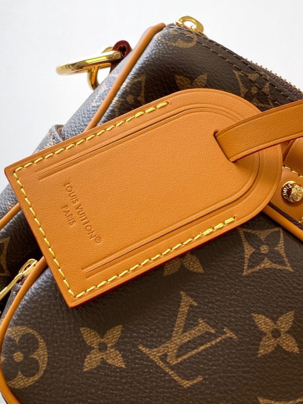 LV M14026 Keepall Bandoulière Cargo 25 Brown Monogram Caflskin GHW
