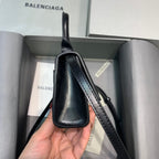 BLN-Ciaga Hourglass Mini Handbag In Black, For Women,  Bags 4.7in/12LO
